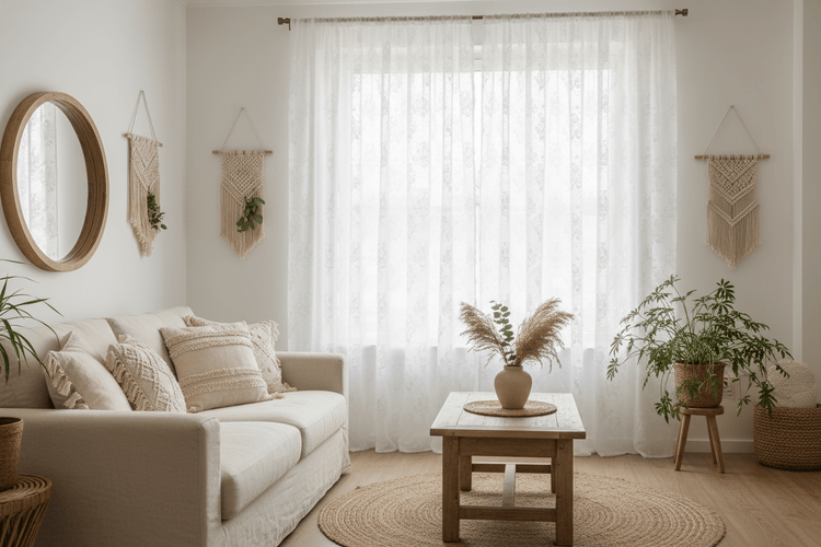 Sheer & Lace Curtains - UDreamHome