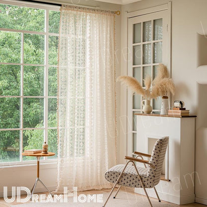 Boho Curtains, Farmhouse Kitchen Curtains - UDreamHome