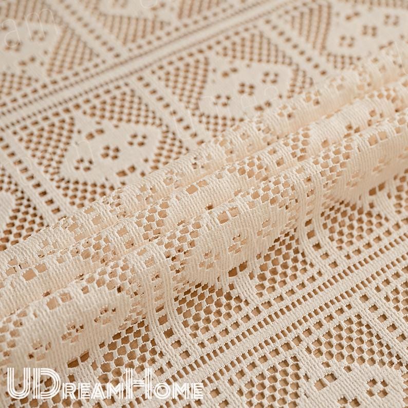Boho Curtains, Farmhouse Kitchen Curtains - UDreamHome