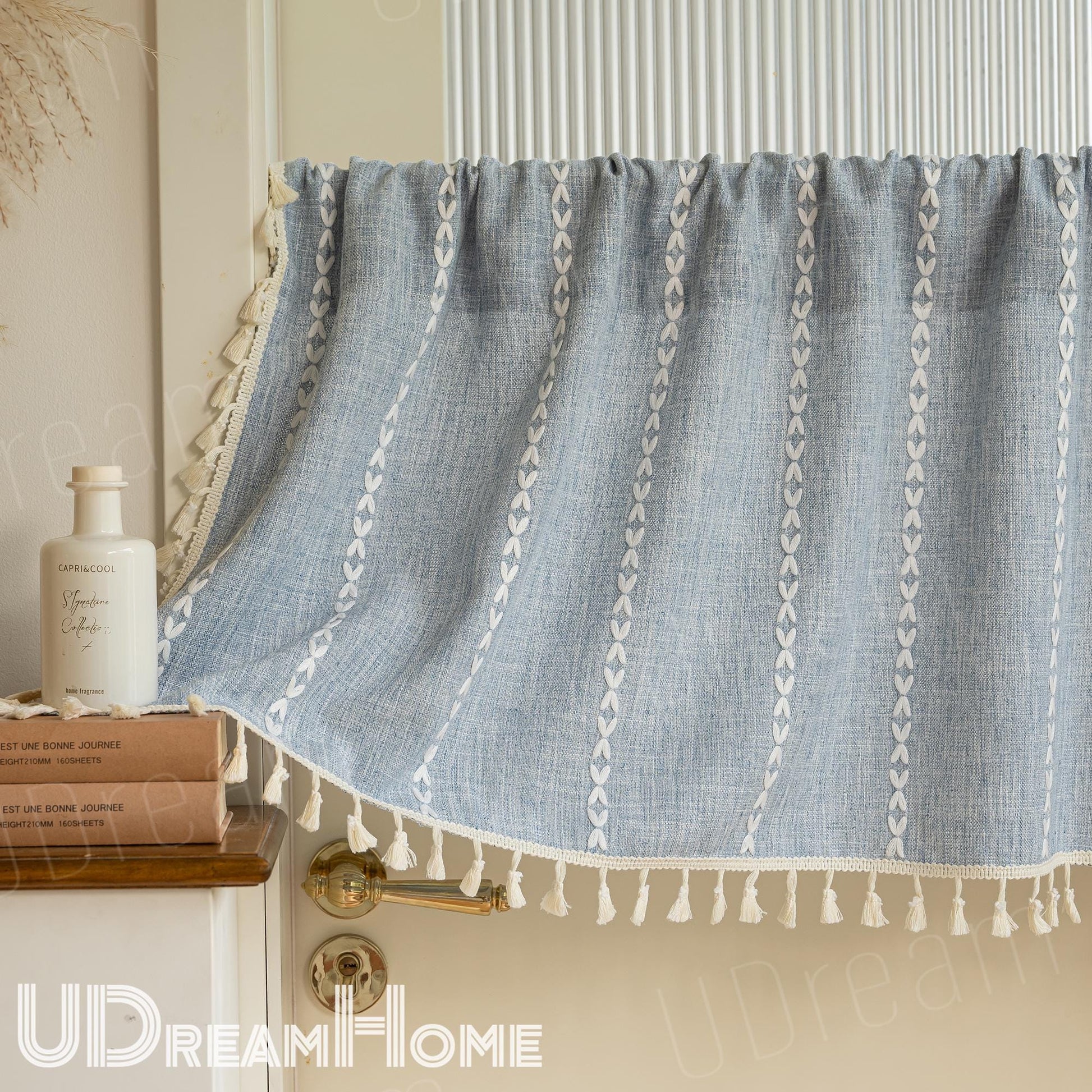 Boho Farmhouse Tassel Window Panel - UDreamHome