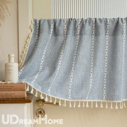 Boho Farmhouse Tassel Window Panel - UDreamHome