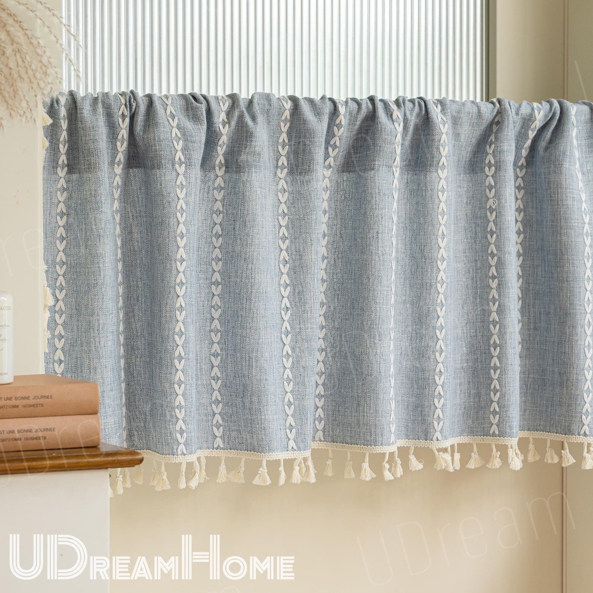 Boho Farmhouse Tassel Window Panel - UDreamHome