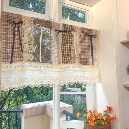Boho Lace Fringed Curtain Valance - UDreamHome
