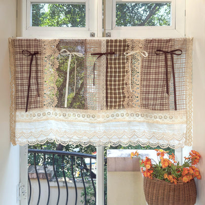 Boho Lace Fringed Curtain Valance - UDreamHome