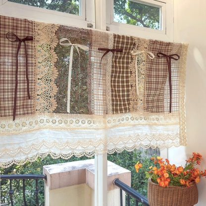 Boho Lace Fringed Curtain Valance - UDreamHome