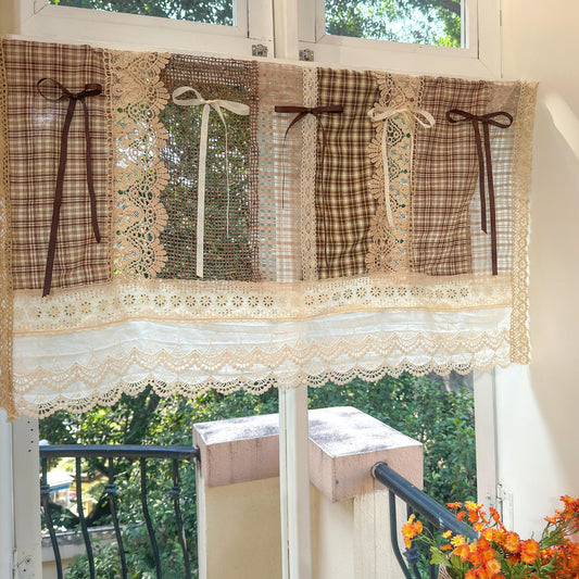 Boho Lace Fringed Curtain Valance - UDreamHome