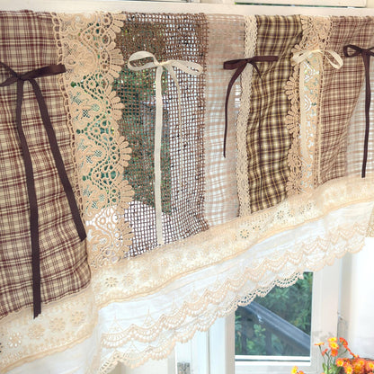 Boho Lace Fringed Curtain Valance - UDreamHome
