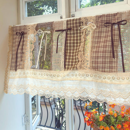 Boho Lace Fringed Curtain Valance - UDreamHome