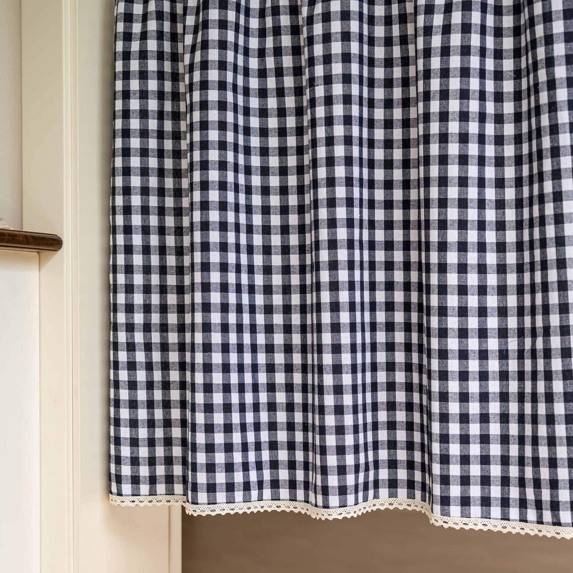 Boho Tie-Top Curtain for Kitchen & Cabinet Decor - UDreamHome