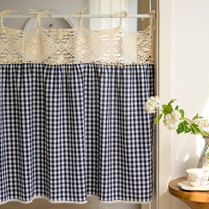 Boho Tie-Top Curtain for Kitchen & Cabinet Decor - UDreamHome