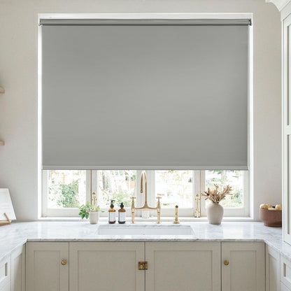 Custom No Drill Cordless Blackout Roller Shades – Waterproof & Thermal Insulated