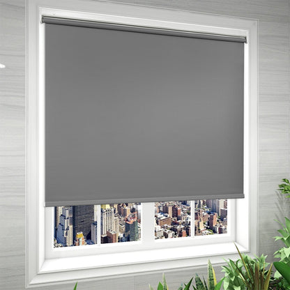 Custom No Drill Cordless Blackout Roller Shades – Waterproof & Thermal Insulated