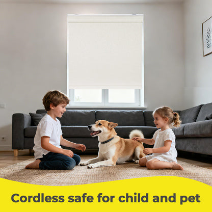 Custom Cordless Blackout Roller Shades with Cassette – Thermal Insulated Window Blinds