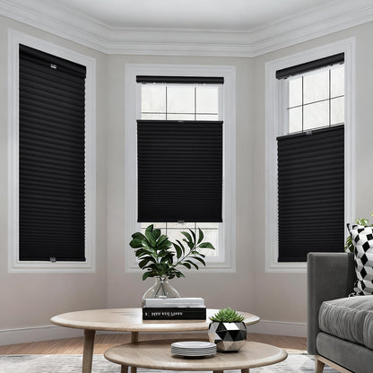 Cordless Top Down Bottom Up Blackout Honeycomb Shades
