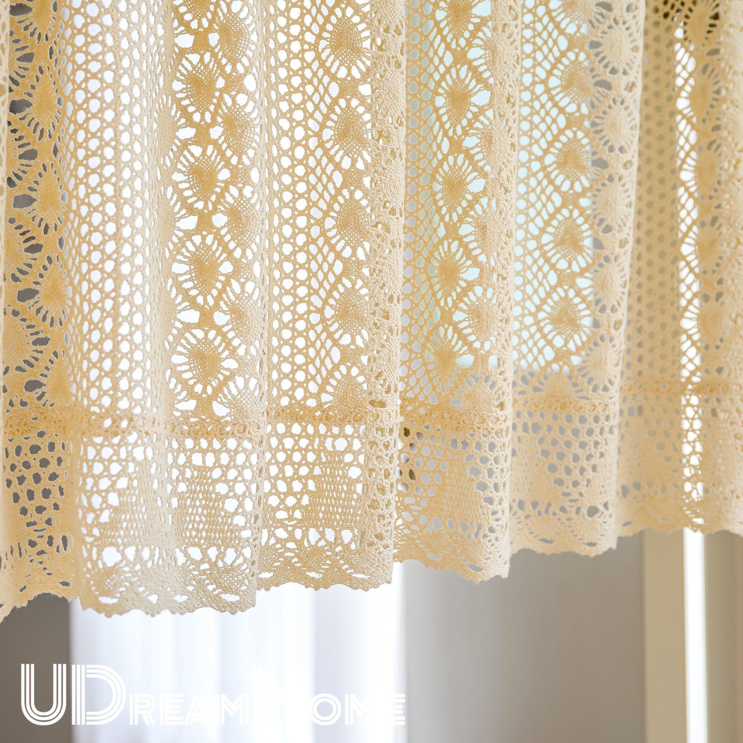Crochet Half Curtain – Boho Chic - UDreamHome