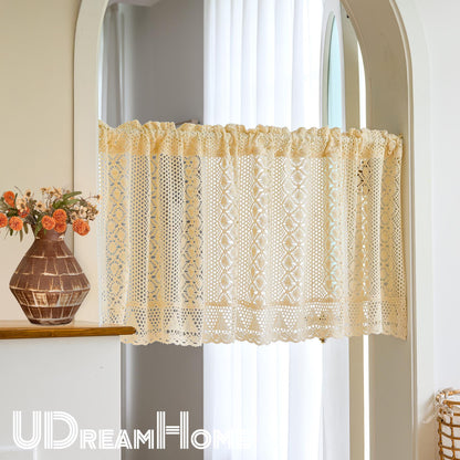 Crochet Half Curtain – Boho Chic - UDreamHome