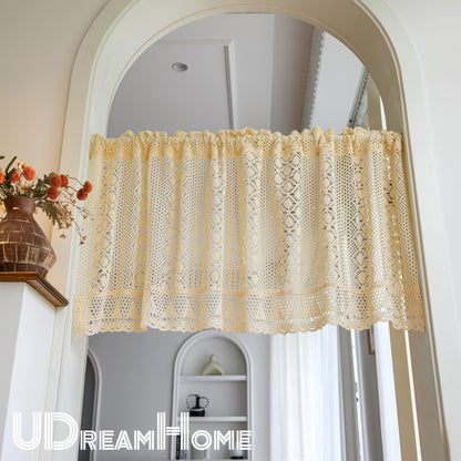 Crochet Half Curtain – Boho Chic - UDreamHome