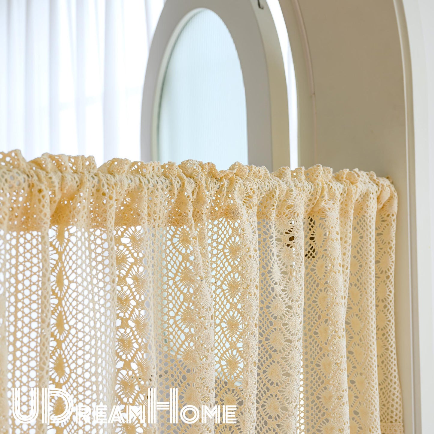 Crochet Half Curtain – Boho Chic - UDreamHome