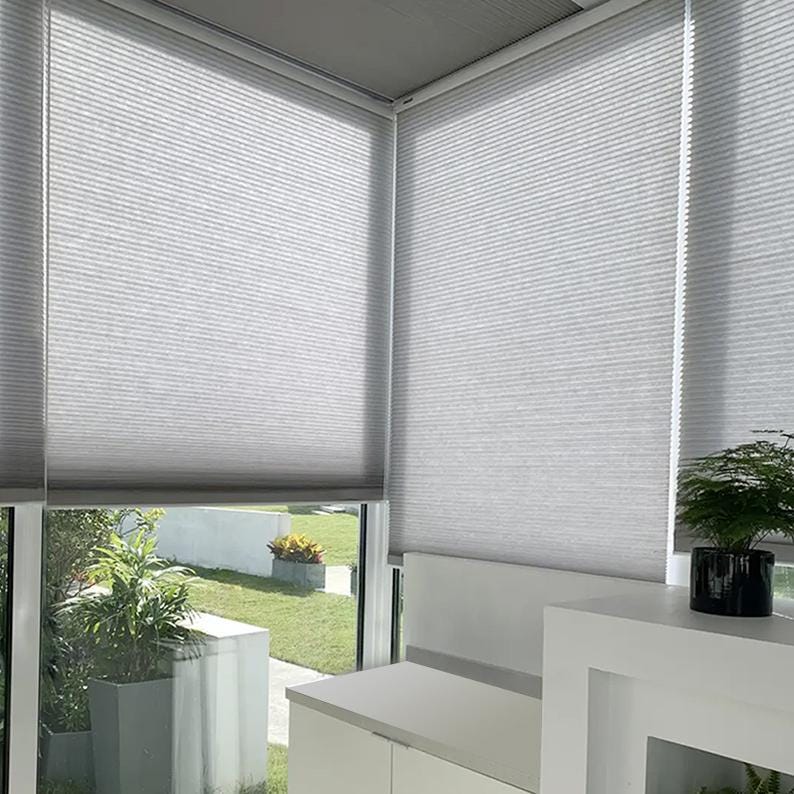 Custom Cordless Honeycomb Shades – Easy Install - UDreamHome