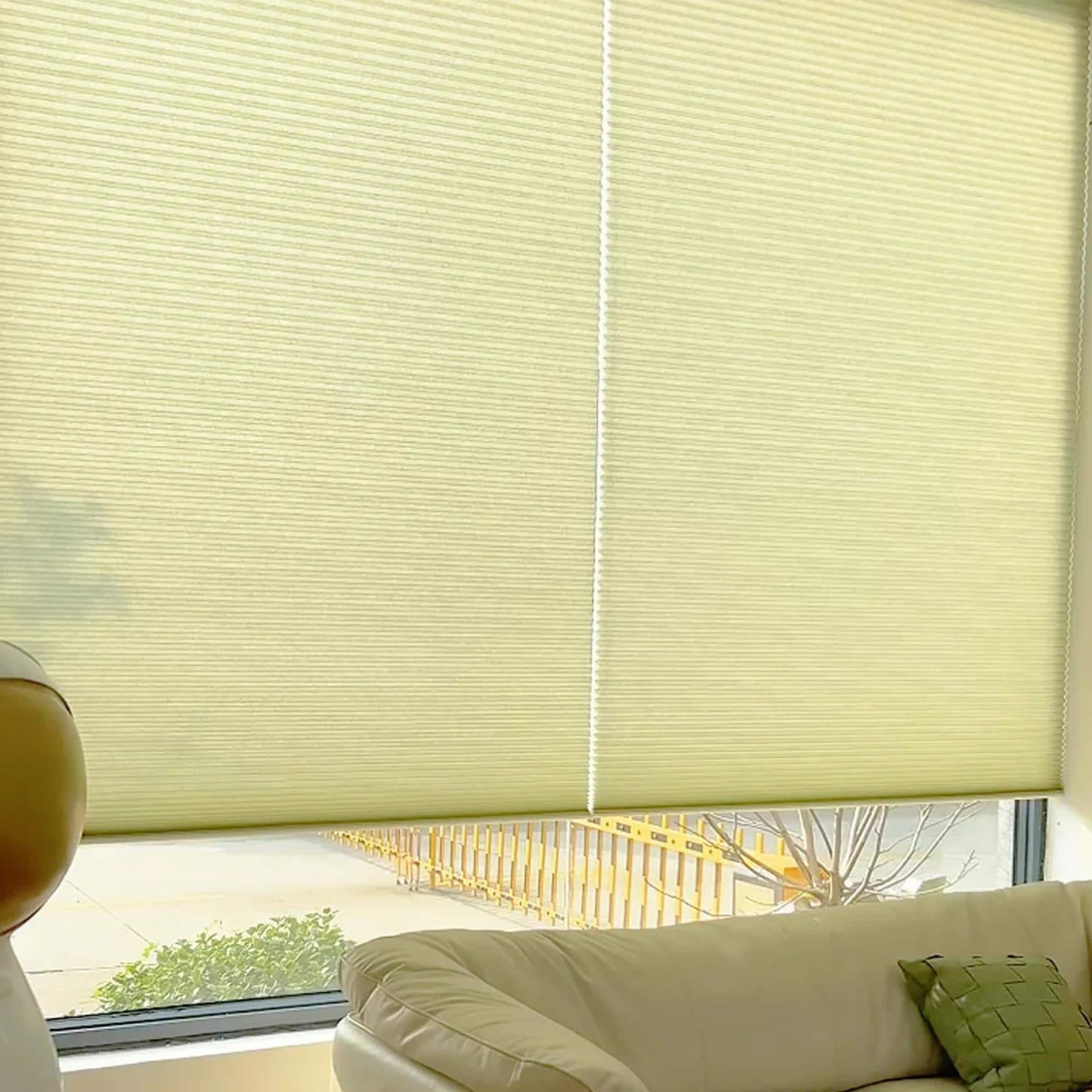 Custom Cordless Honeycomb Shades: No Drill Easy Install - UDreamHome