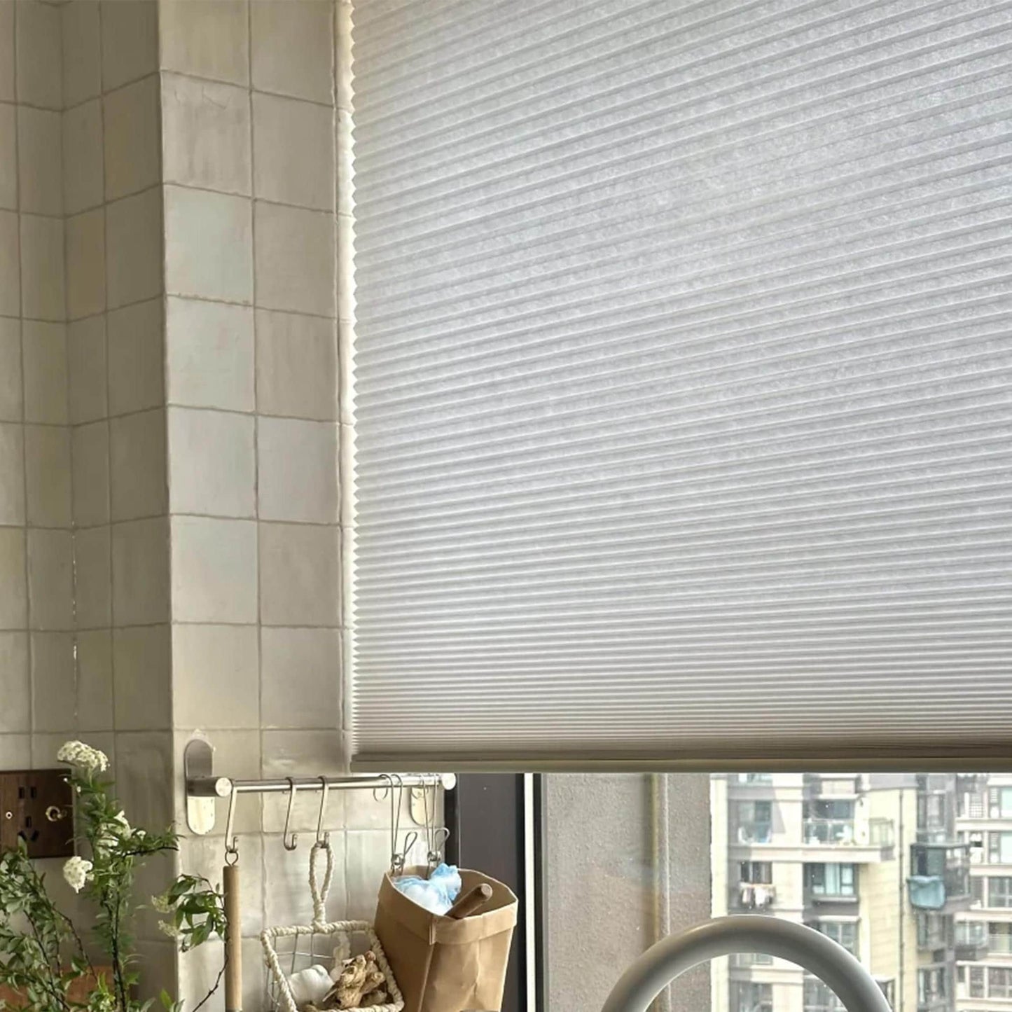 Custom Cordless Honeycomb Shades: No Drill Easy Install - UDreamHome
