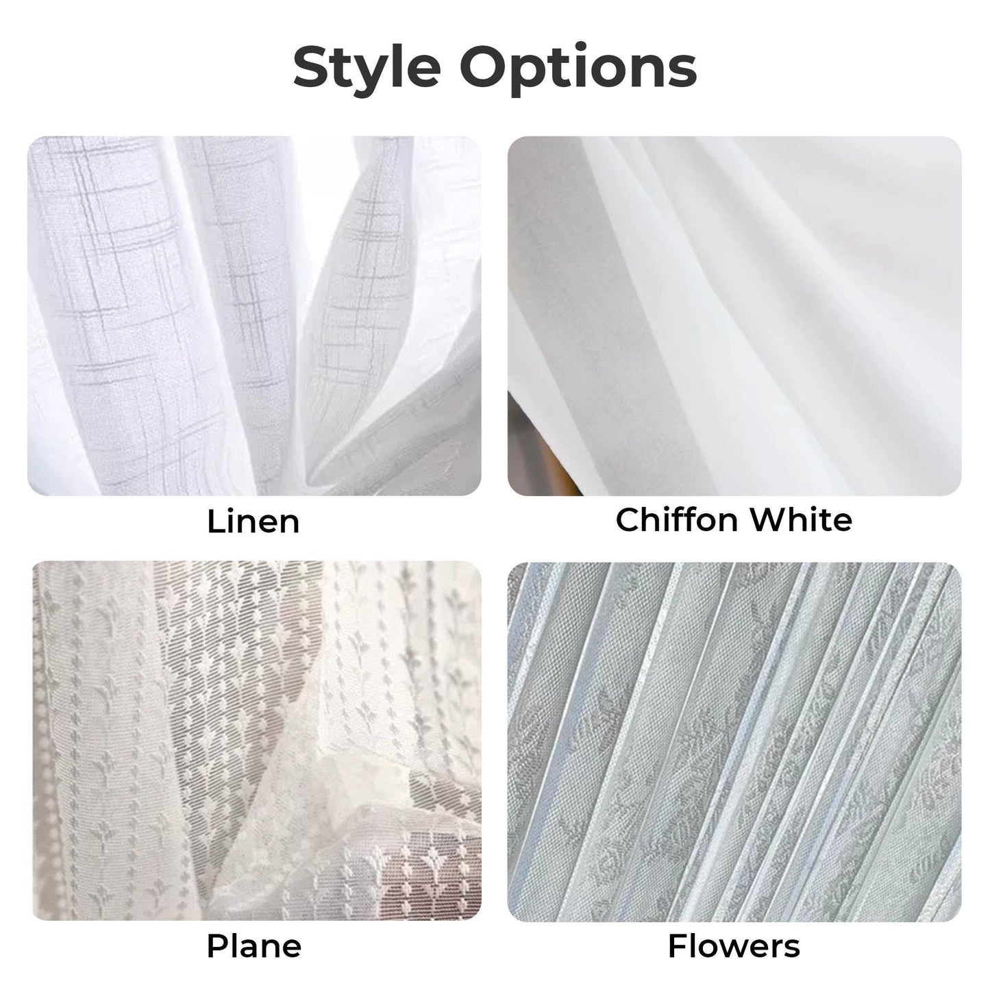 Custom Linen Skylight Curtains for Sun Shade, White Sheer Lace Shade Cover Window Curtain, WindowTreatment (Single Panel) - UDreamHome