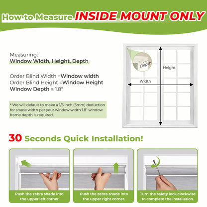 Custom Printed Blackout Roller Shades – No Drill Cordless Personalized Window Blinds Made to Measure