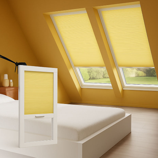 Custom Blackout Honeycomb Skylight Shades – Thermal Insulated Cellular Window Blinds