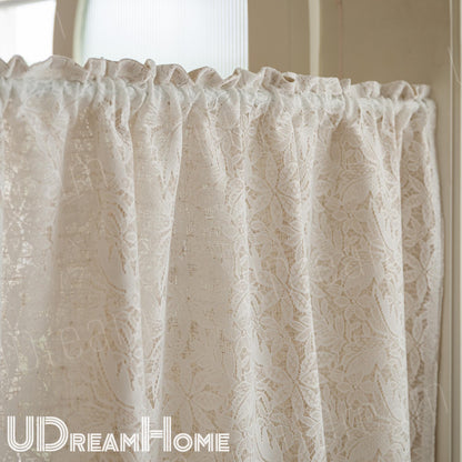 Embroidered French Country Lace Curtain - UDreamHome