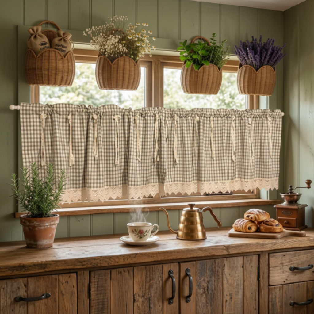 Farmhouse Kitchen Curtains