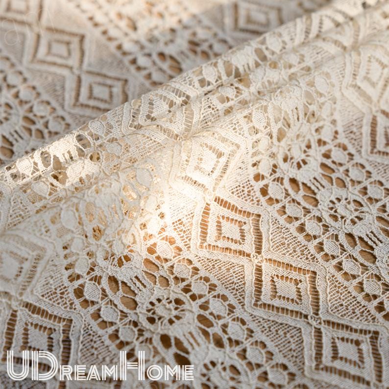 Farmhouse Kitchen Sheer Curtain Panels for Window Treatment - UDreamHome