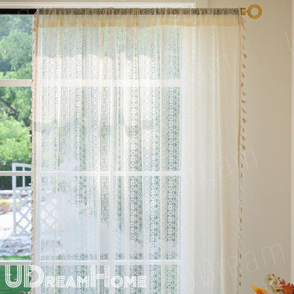 Farmhouse Light Filtering Kitchen Curtains - UDreamHome