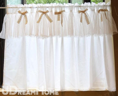 French Shabby Chic Semi - Sheer Curtain - UDreamHome