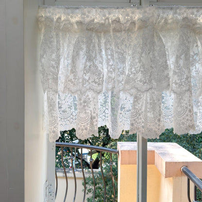 French Style Country Ruffled Curtains Valance - UDreamHome