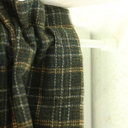Green Plaid Tie Up Valance: Farmhouse Kitchen Curtain - UDreamHome