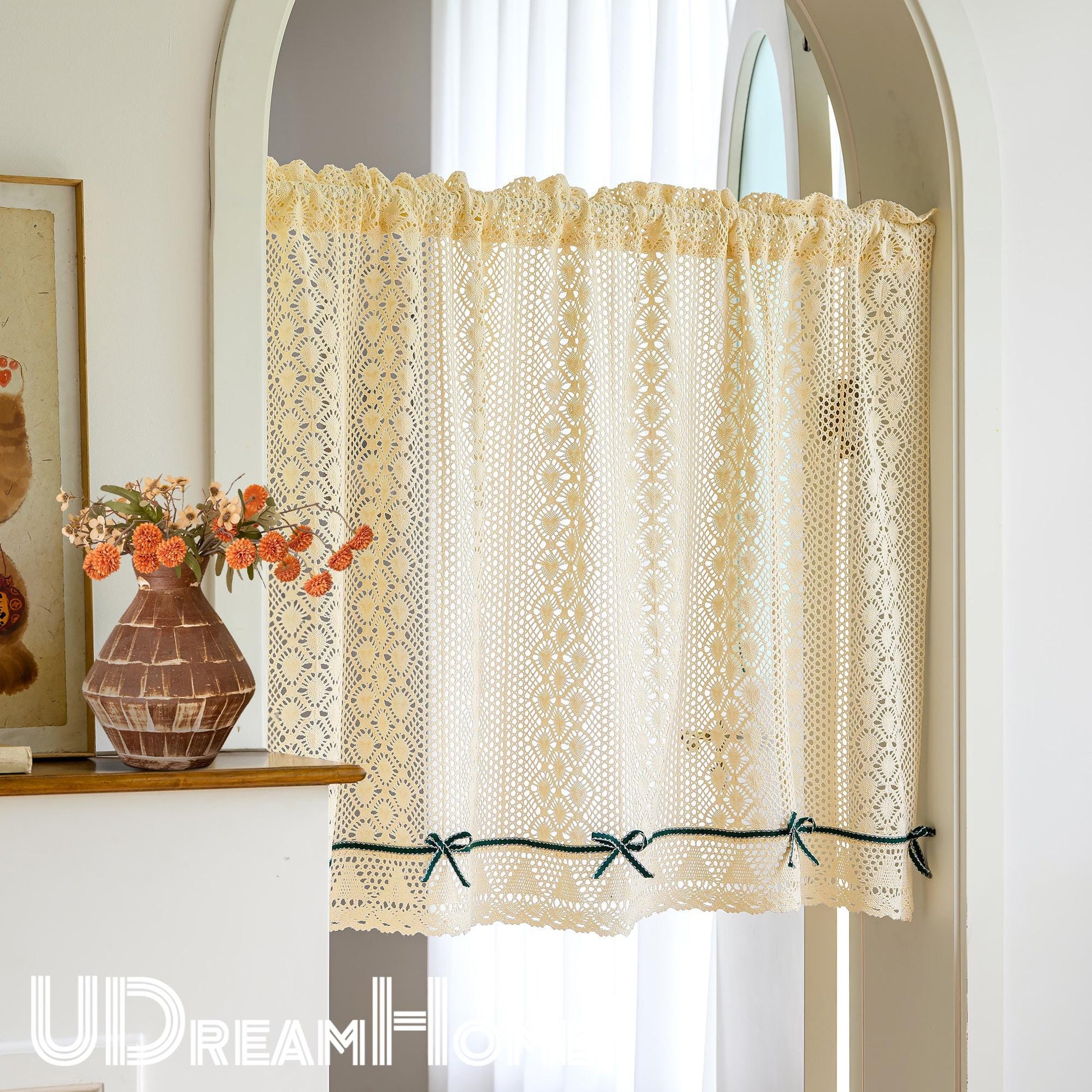 Half Curtains for Coffee Shops Cabinet Door and Room - UDreamHome