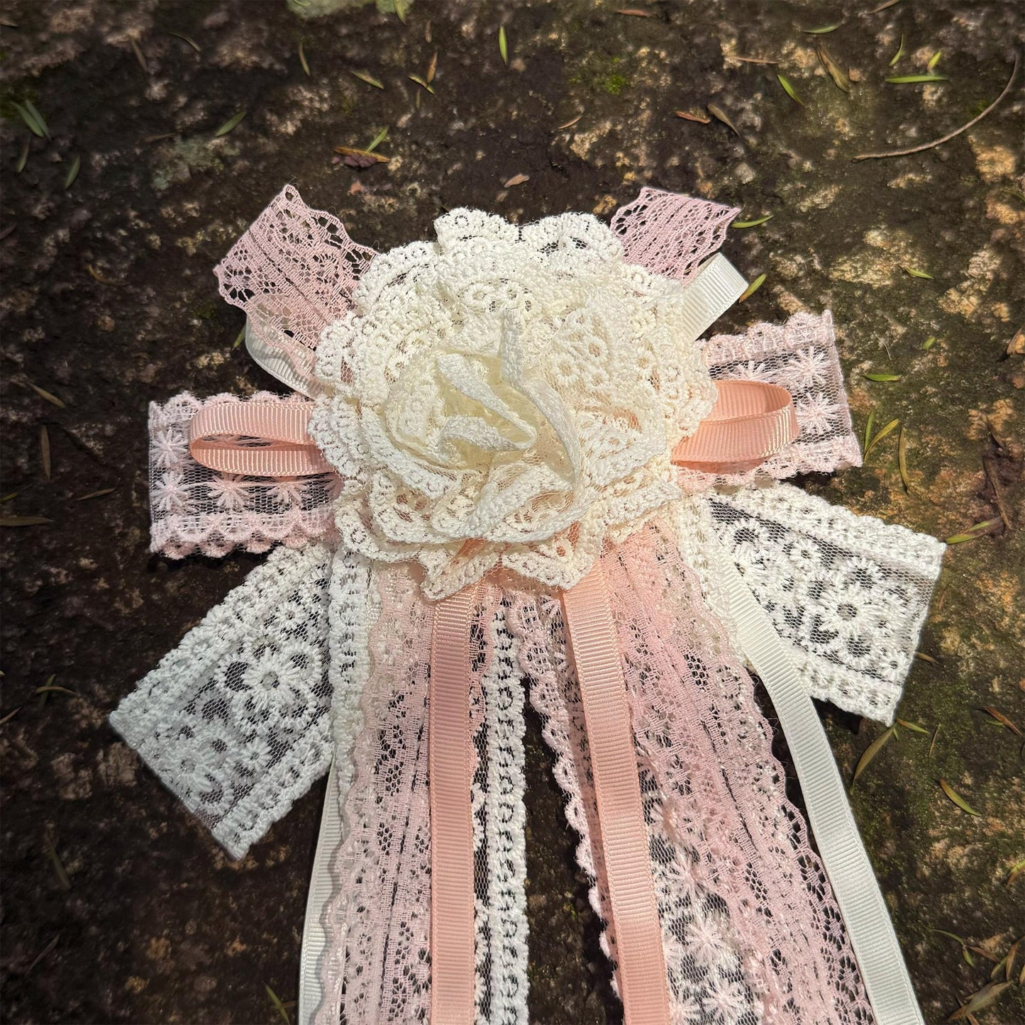 Shabby Chic Lace Valance: Rustic Pink Boho Window Curtain