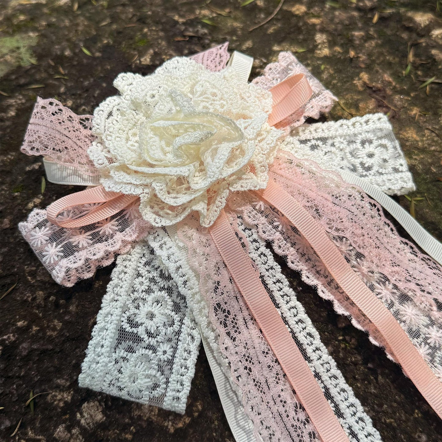 Shabby Chic Lace Valance: Rustic Pink Boho Window Curtain