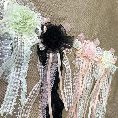 Shabby Chic Lace Valance: Rustic Pink Boho Window Curtain