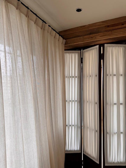Door Curtain, Custom French Door Panel, Chiffon Door Curtains, White Sheer Lace Front Door Window Curtain, Sidelight Curtain (Single Panel)