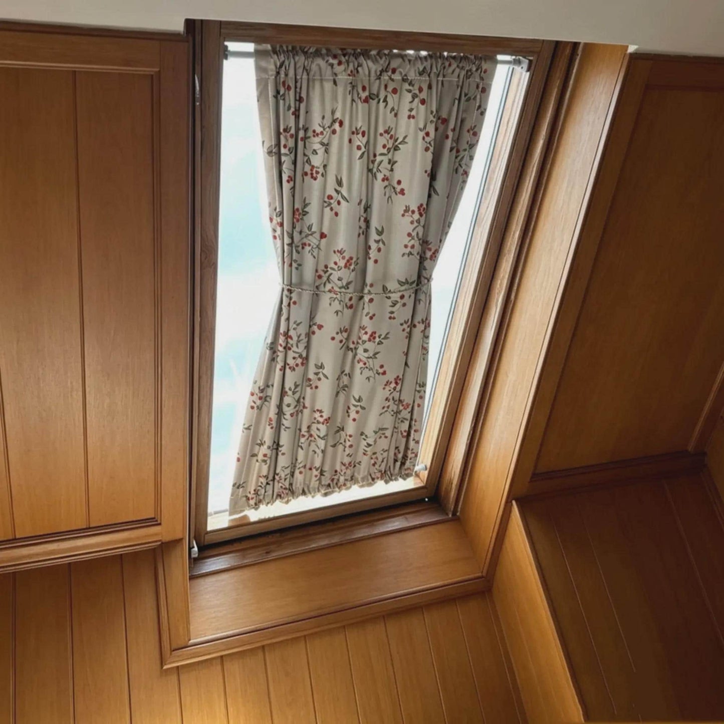 Blackout Door Curtain, Insulating Soundproof Panel, Linen Skylight Curtains for Sun Shade, Front Door Window Curtain (Single Panel)