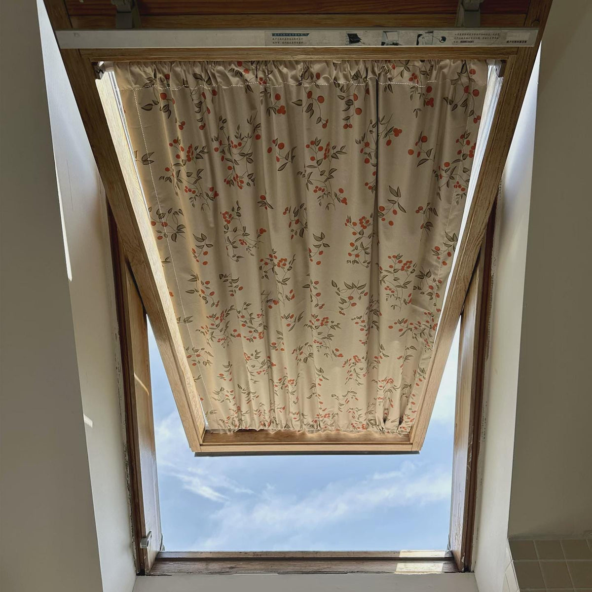 Blackout Door Curtain, Insulating Soundproof Panel, Linen Skylight Curtains for Sun Shade, Front Door Window Curtain (Single Panel)