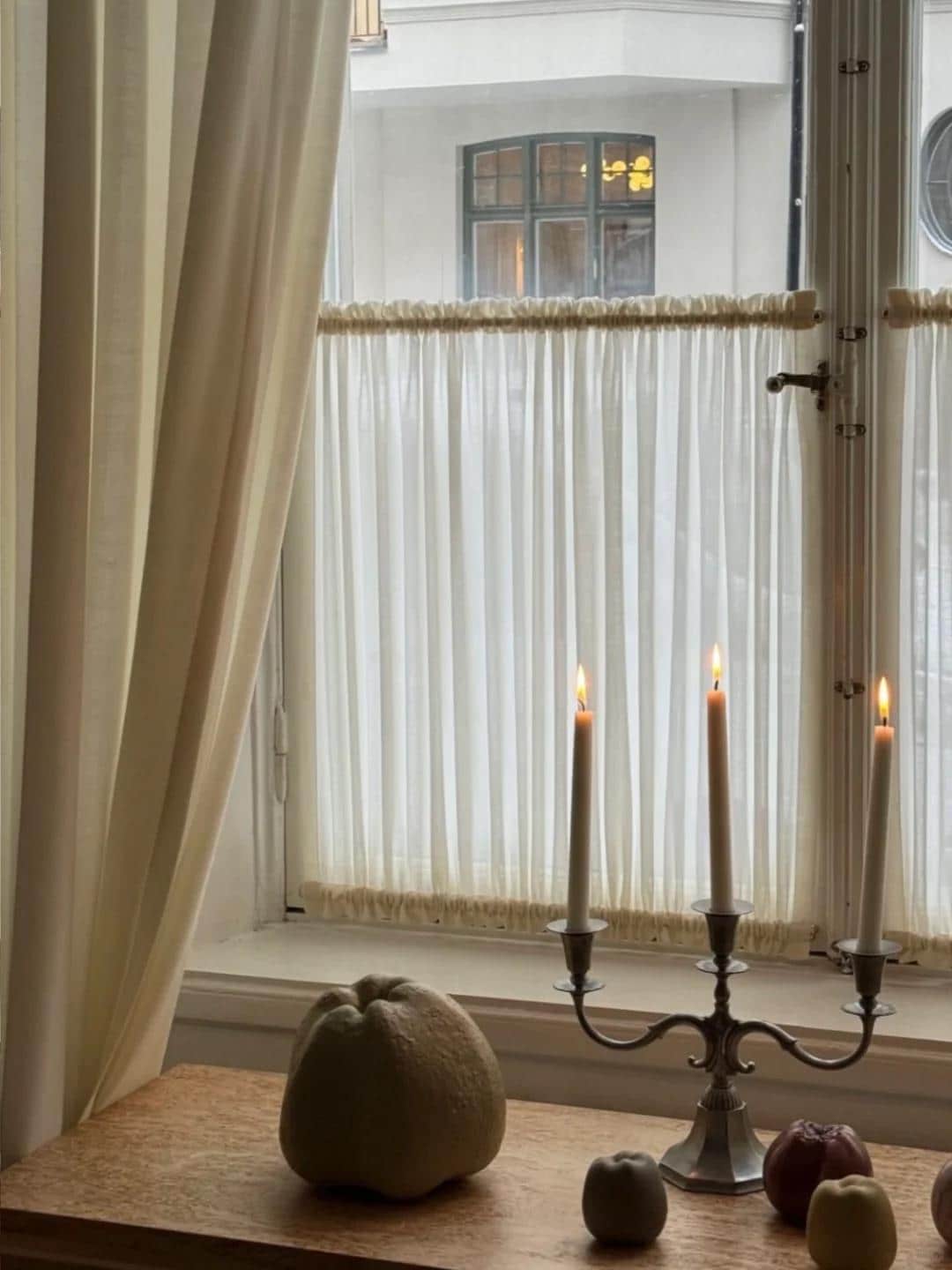 100% Linen Door Curtain, Custom French Door Panel, White Sheer Linen Front Door Window Curtain, Sidelight Curtain (Single Panel)