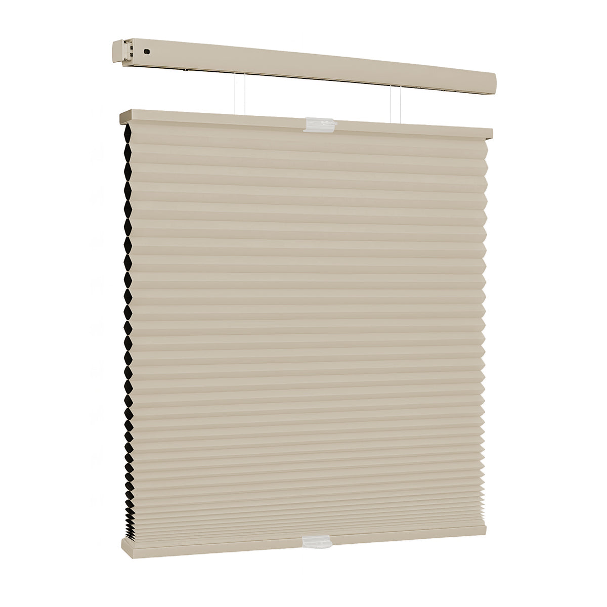 Blackout Honeycomb Shades - No Drill Cordless Top Down Bottom Up