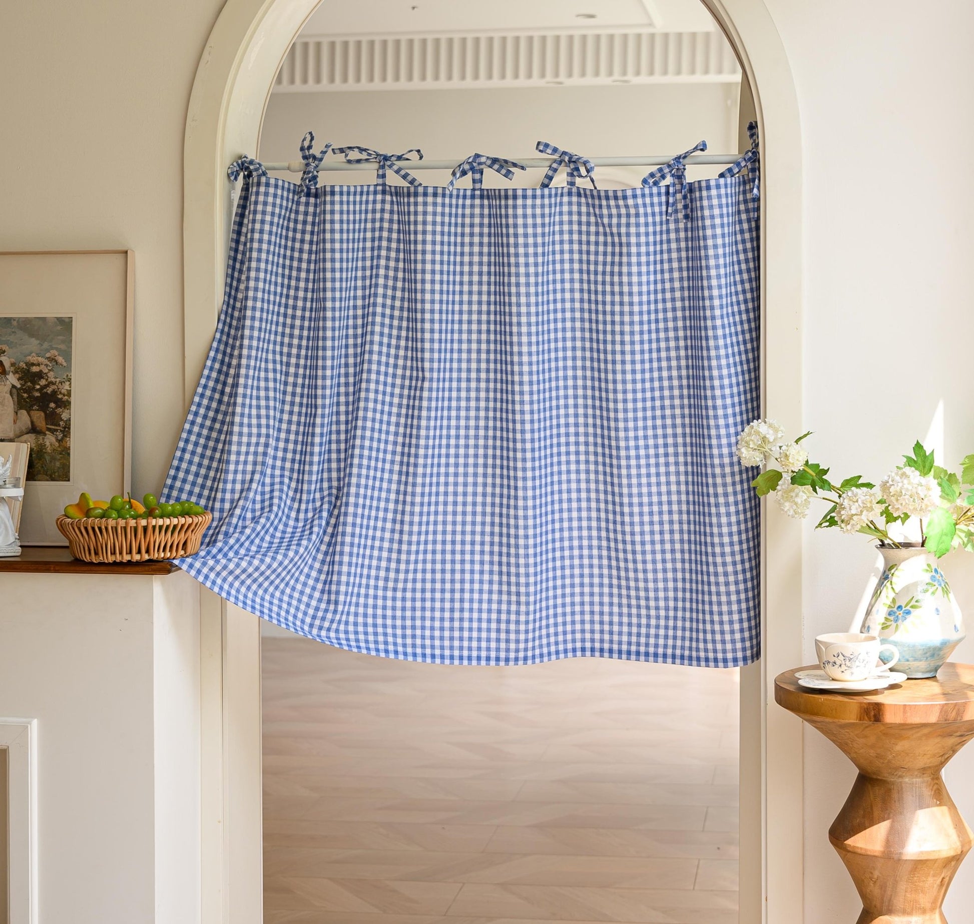 Natural Blend Tie-Top Window Valance - UDreamHome