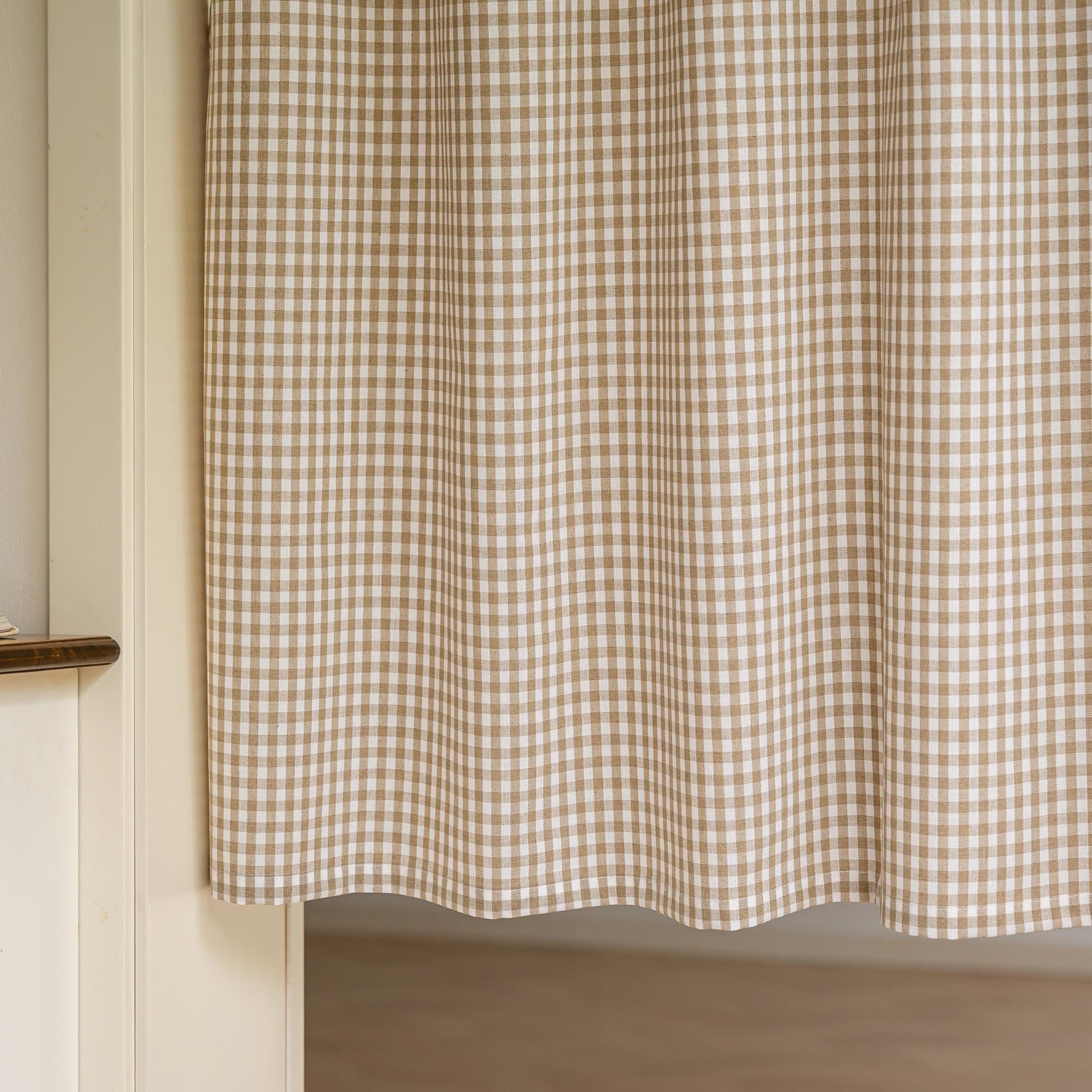 Natural Blend Tie-Top Window Valance - UDreamHome
