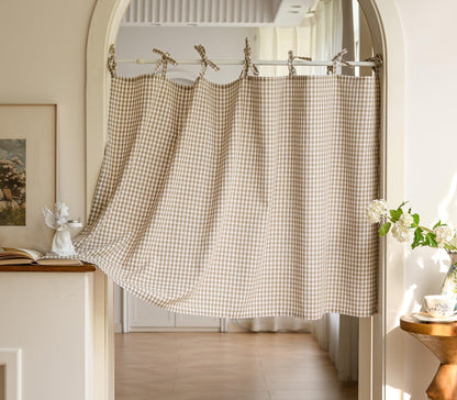 Natural Blend Tie-Top Window Valance - UDreamHome