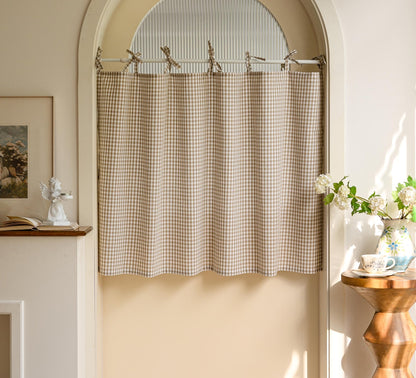 Natural Blend Tie-Top Window Valance - UDreamHome