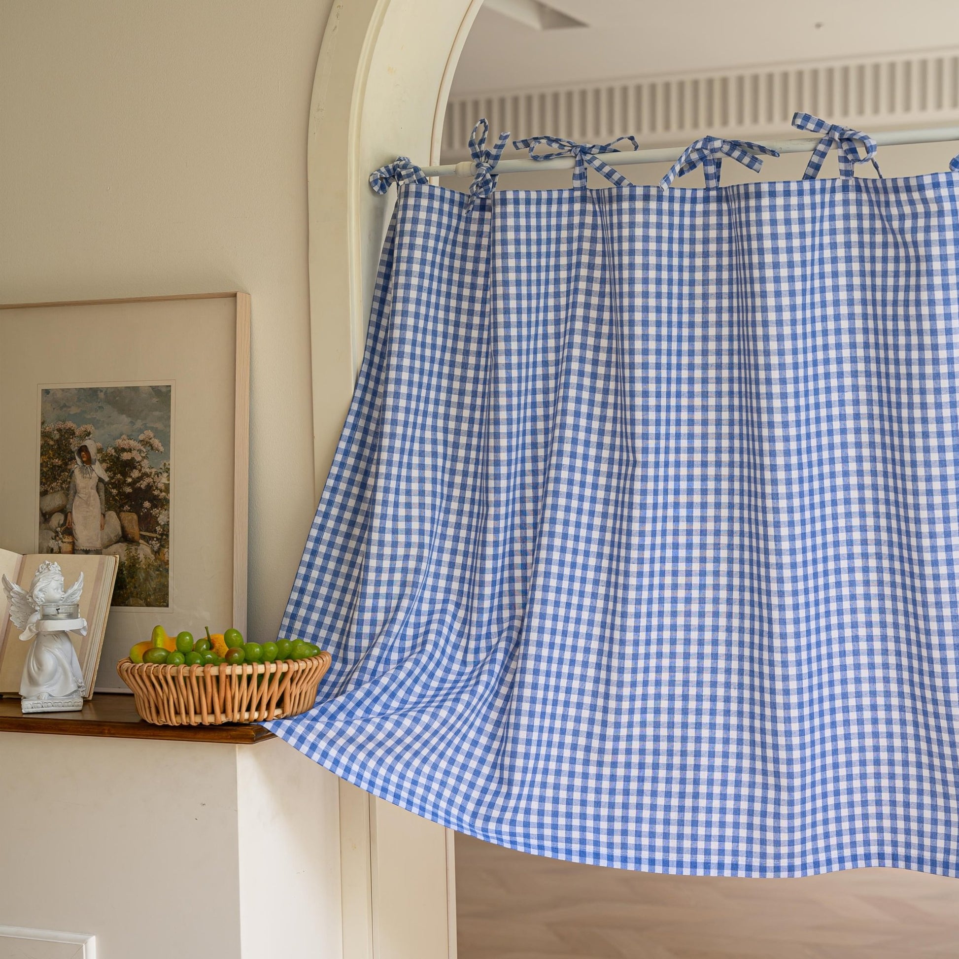Natural Blend Tie-Top Window Valance - UDreamHome