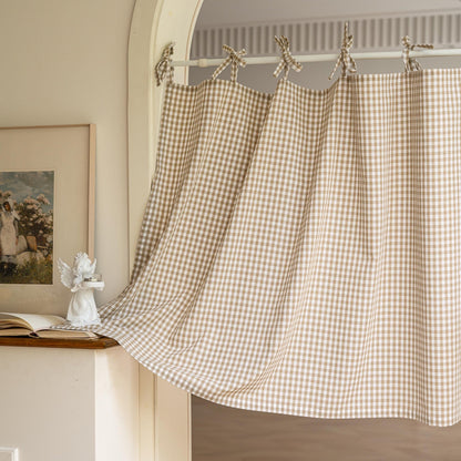 Natural Blend Tie-Top Window Valance - UDreamHome